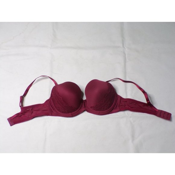 PARFAIT Casey Molded Plunge Underwire Bra Ruby Wine 36D NEW - Picture 5 of 9
